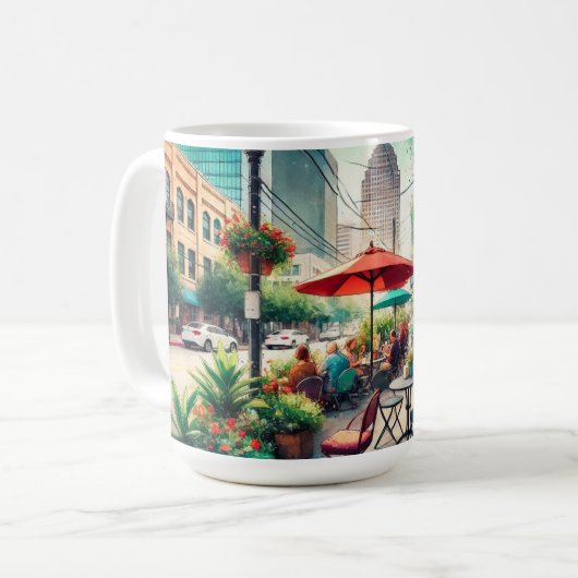 Restaurants in de buurt van Houston Texas Koffiemok (Voorkant links)