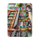 Restaurants in de buurt van Houston Texas Magneet (Verticaal)