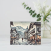 Restaurants in de buurt van Interlaken Switzerland Briefkaart (Staand voorkant)