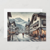 Restaurants in de buurt van Interlaken Switzerland Briefkaart (Voorkant / Achterkant)