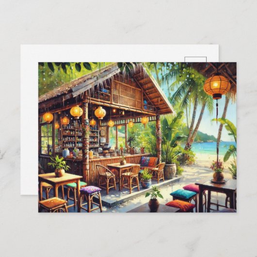 Restaurants in de buurt van Koh Samui Briefkaart (Voorkant / Achterkant)