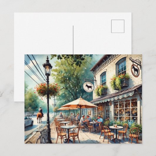 Restaurants in de buurt van Lexington Kentucky Briefkaart (Voorkant / Achterkant)