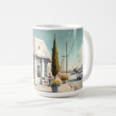 Restaurants in de buurt van Marfa Texas Koffiemok (Voorkant rechts)