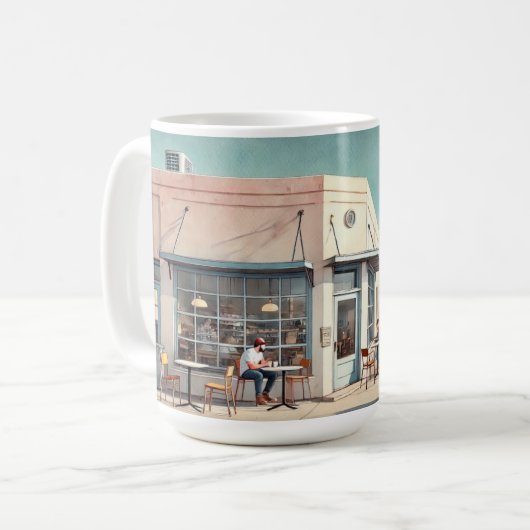 Restaurants in de buurt van Marfa Texas Koffiemok (Voorkant links)