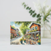 Restaurants in de buurt van Nashville Indiana Briefkaart (Staand voorkant)