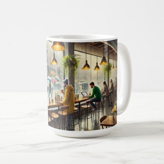 Restaurants in de buurt van Rainy Seattle Koffiemok (Voorkant rechts)