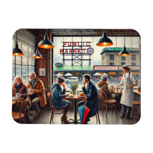 Restaurants in de buurt van Rainy Seattle Magneet