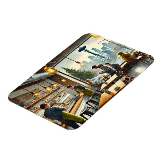 Restaurants in de buurt van Rainy Seattle Magneet (Linkerzijde)