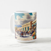 Restaurants in de buurt van Santa Fe New Mexico Koffiemok (Voorkant links)