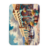 Restaurants in de buurt van Santa Fe New Mexico Magneet (Verticaal)