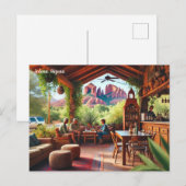 Restaurants in de buurt van Sedona Arizona Briefkaart (Voorkant / Achterkant)