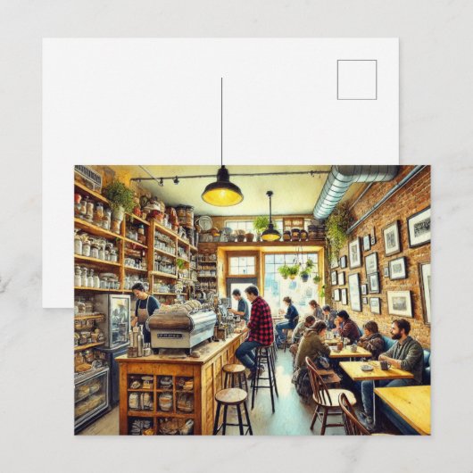 Restaurants in de buurt van Vancouver Mok Briefkaart (Voorkant / Achterkant)