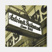 Restaurants in New Orleans Magneet (Voorkant)