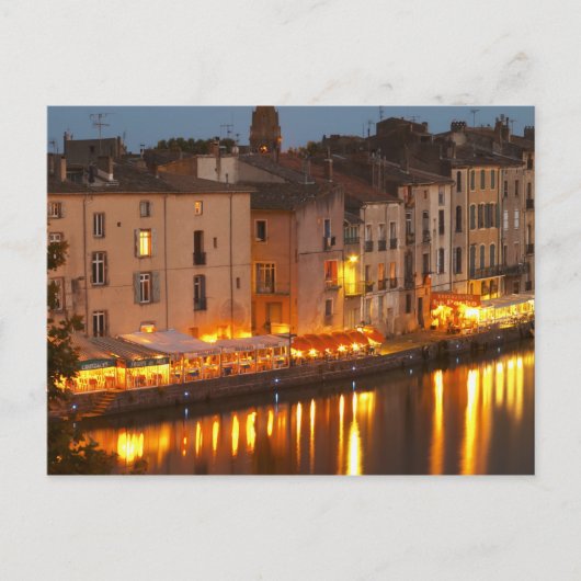 Restaurants langs de rivier de l'Herault. L'Heraul Briefkaart (Voorkant)