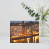 Restaurants langs de rivier de l'Herault. L'Heraul Briefkaart (Staand voorkant)