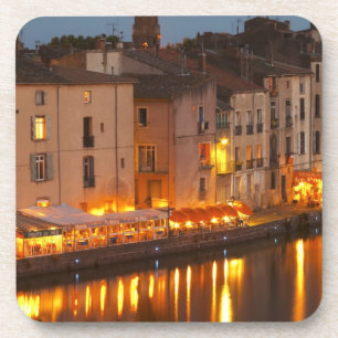 Restaurants langs de rivier de l'Herault. L'Heraul Drankjes Onderzetter