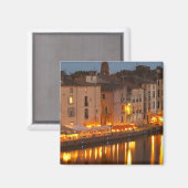 Restaurants langs de rivier de l'Herault. L'Heraul Magneet (Voorkant / Achterkant)