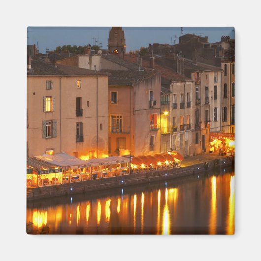 Restaurants langs de rivier de l'Herault. L'Heraul Magneet (Voorkant)