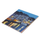 Restaurants langs de rivier de l'Herault. L'Heraul Tegeltje (Zijkant)