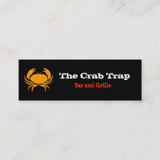 Restaurants voor krabben en zeevruchten mini visitekaartje