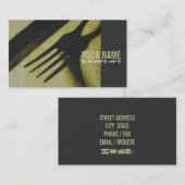 Restaurants/Zaternewagens Visitekaartjes (Voorkant / Achterkant)