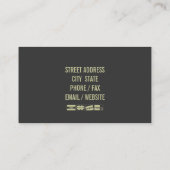 Restaurants/Zaternewagens Visitekaartjes (Achterkant)