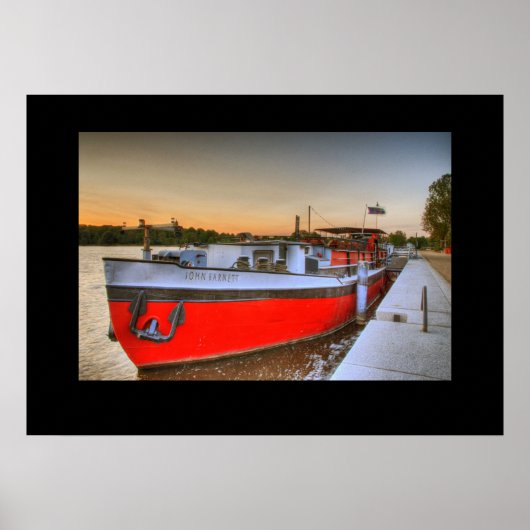 Restaurantschap "John Barnett" Poster (Voorkant)