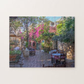 Restauranttafels in Chania, Kreta, Griekenland Jig Legpuzzel (Horizontaal)