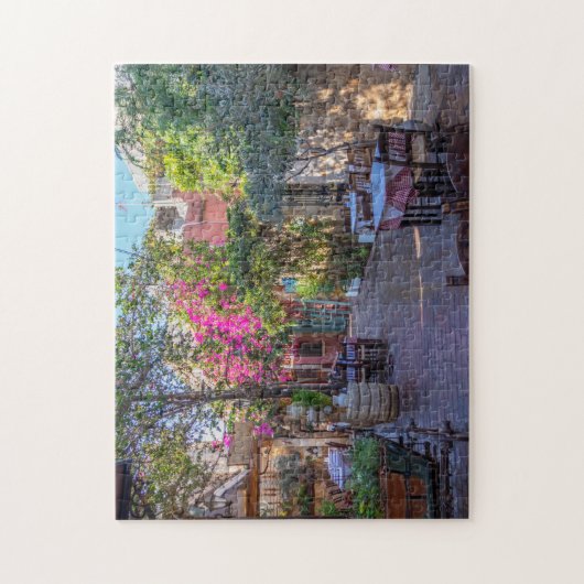 Restauranttafels in Chania, Kreta, Griekenland Jig Legpuzzel (Verticaal)