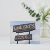 Restaurantteken Briefkaart (Staand voorkant)