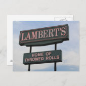 Restaurantteken Briefkaart (Voorkant / Achterkant)