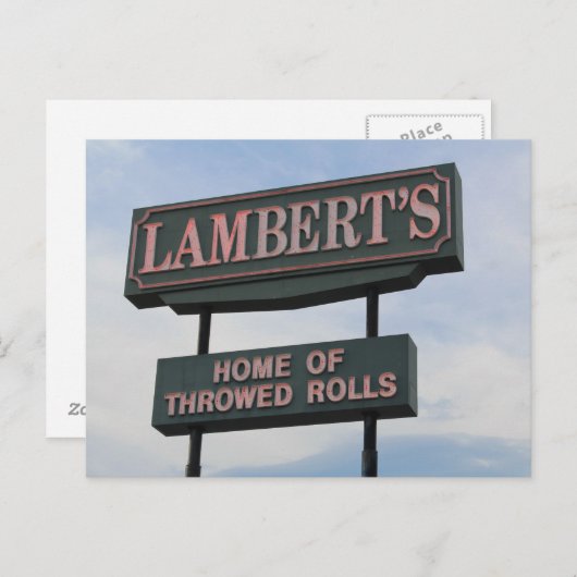 Restaurantteken Briefkaart (Voorkant / Achterkant)