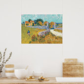 Restaurated Van Gogh Farmhouse in Provence Frankri Poster (Keuken)