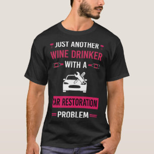 Restauratie van de wijndrinker t-shirt