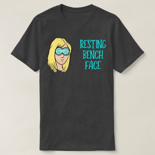 Restbank Face Blonde T-shirt (Design voorkant)