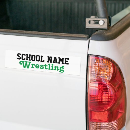 Resten - Creëer Je eigen schoolgeest Bumpersticker (Op Truck)