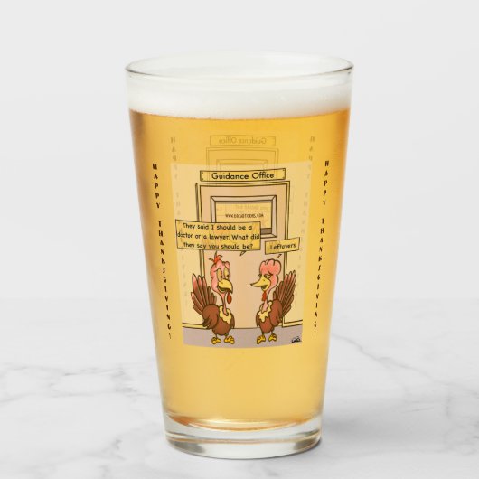 Resten Frosted Beer Glass Glas (Voorkant gevuld)