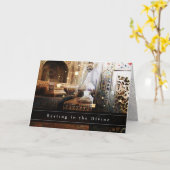 Resten in godsnaam - Kaart, condoleances, groet Kaart (Gele Bloem)