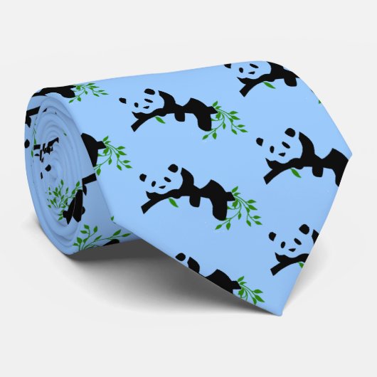 Resten Panda. Stropdas (Opgerold)