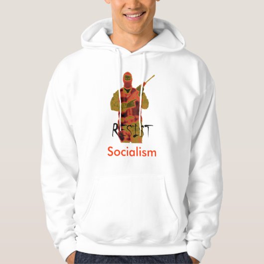 resten, socialisme hoodie (Voorkant)