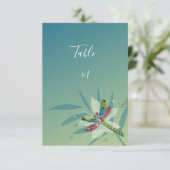 Resten van de Kaart van de Dragonfly-ontvangsttabe (Staand voorkant)