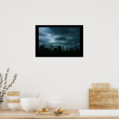 resten van de storm poster (Keuken)