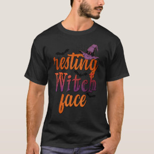 Resten van heks Face Costume Witches en vleermuize T-shirt
