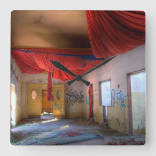 resten van Sofiensäle Vierkante Klok