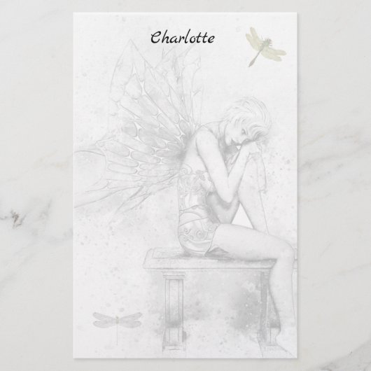 Resten van vliegers en libellen briefpapier (Voorkant)