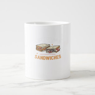 Resten Zijn Voor Opgavers Sandwichters Essentieel Grote Koffiekop