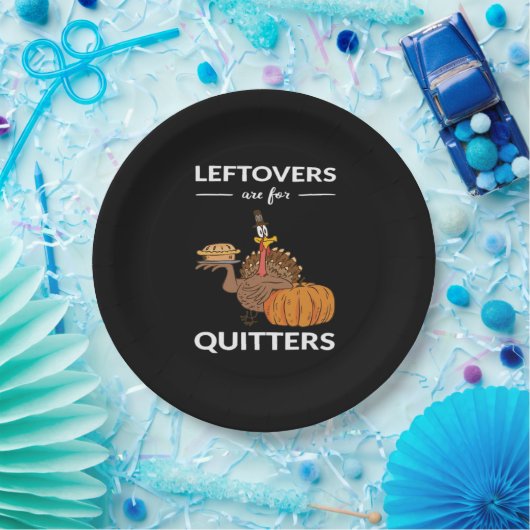 Resten zijn voor Quitters V Papieren Bordje (Feest)