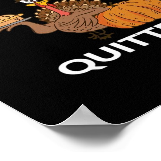 Resten zijn voor Quitters V Poster (Hoek)