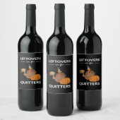 Resten zijn voor Quitters V Wijn Etiket (Flessen)