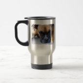 Restende boxer Dog Roestvrij Reizen Mug Reisbeker (Links)